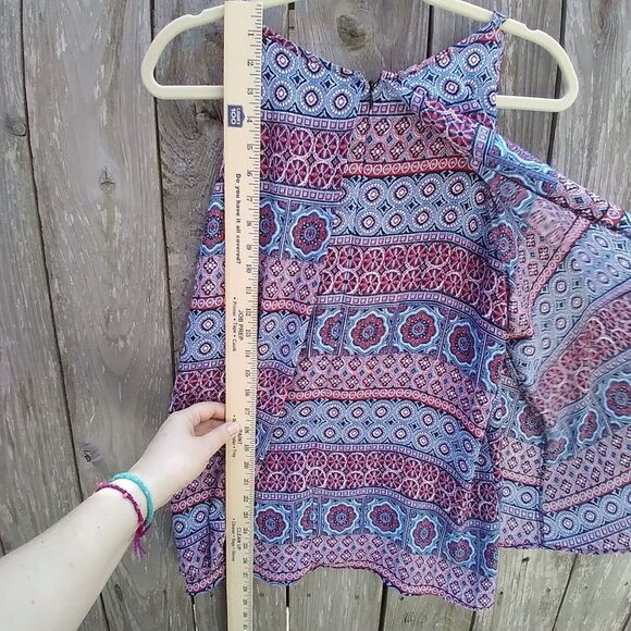 Valerie Stevens size L double layered tank top high low lagenlook - Picture 7 of 9